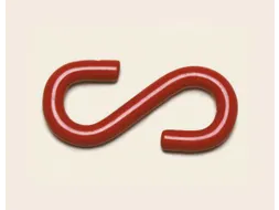 S-Haken V. Afzetketting Rood