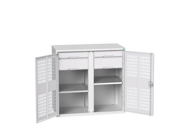 universele kast,HxBxD 1000x1050x550mm,2xStalen bodem,4lade(n)