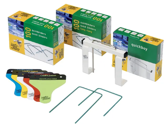 Bundelbeugel Loeff's 1215 Quickbinder 100mm groen 100 stuks