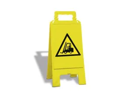 Waarschuwingsbord,Bodemtransportvoertuigen,Vloeropsteller,Kunststof