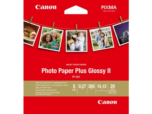 Canon PP-201 Glossy II Photo Paper Plus 13x13cm 20 vel