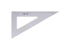 Triangle M+R 60 g 32 cm en plastique gris fumé