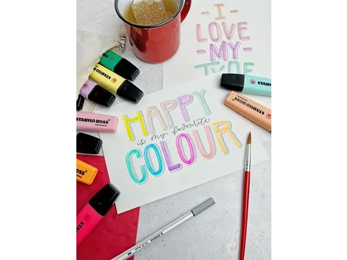 Markeerstift STABILO BOSS Original 70/33 groen blister à 1 stuk