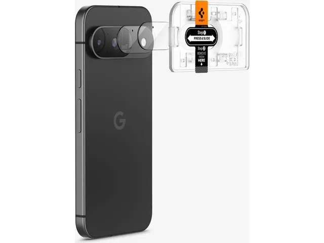 Spigen AGL08443 Camerabeschermer Google Pixel 9 Glas.tR EZ Fit Optik