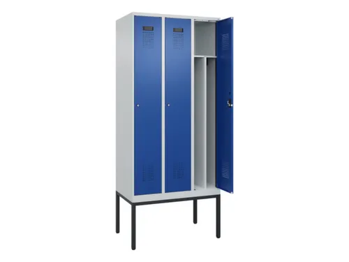 locker voor scheiding van kleding,HxBxD 2120x900x500mm,3vak