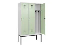 locker voor scheiding van kleding,HxBxD 2120x1200x500mm,3vak