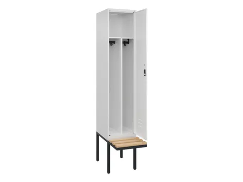 locker voor scheiding van kleding,HxBxD 2120x400x815mm,1vak