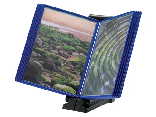 Infomanager Djois Flex-O-Frame basis met 10-tassen antraciet/blauw