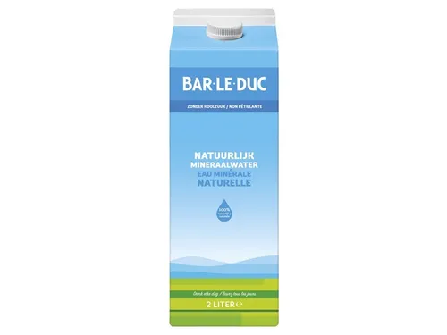 Water Bar-le-Duc koolzuurvrij 2 liter
