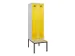 locker met bank,voor scheiding van kleding,HxBxD 2120x600x815mm,2vak