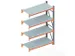 rayonnage grande largeur,rayonnage suivant,HxlxP 2700x1910x800mm