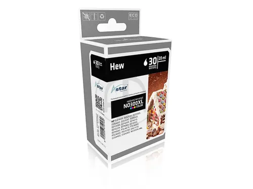 AS15446 HP 300XL DJ Inkt 3-kleuren HC rebuilt 440pag zonder chip 11ml