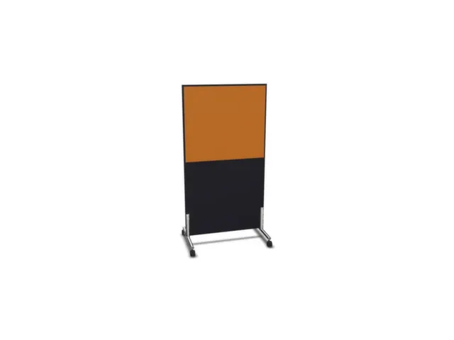 scheidingswand,HxB 1545x800mm,CC-zwart,BN3005-geel