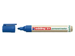 Viltstift edding 21 EcoLine rond blauw 1.5-3mm
