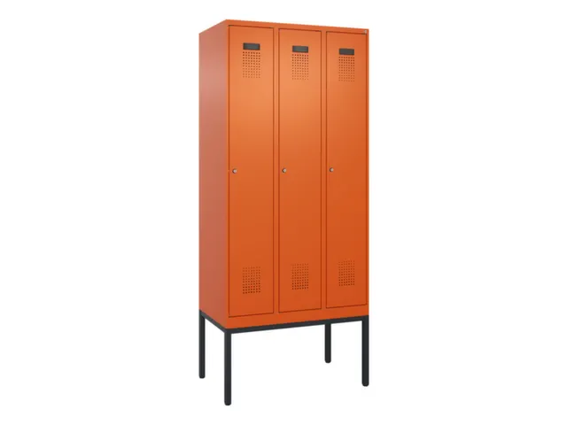 locker voor scheiding van kleding,HxBxD 2120x900x500mm,3vak