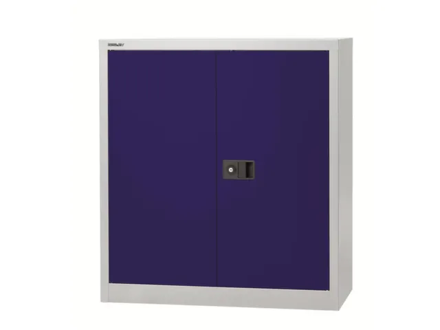 kantoorkast openslaande deuren 1000x914x400mm Stalen lichtgrijs blauw