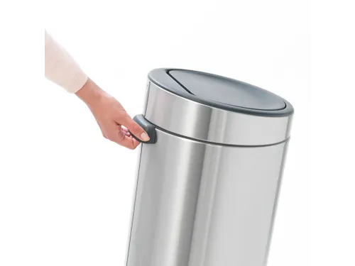 Afvalbak Touch Bin New 30 Liter Brabantia Mat Rvs Ffp