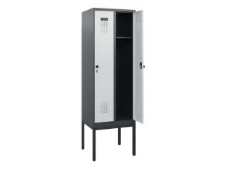 schoollocker,HxBxD 1950x600x500mm,2vak,vak B 300mm,draaigrendel - 1