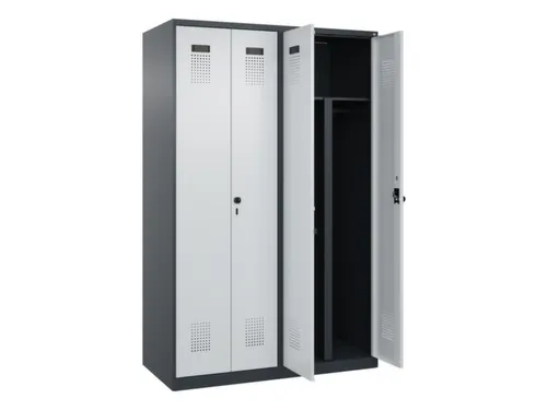 PBM-locker,HxBxD 1850x1200x500mm,4vak,vak B 300mm,draaigrendel