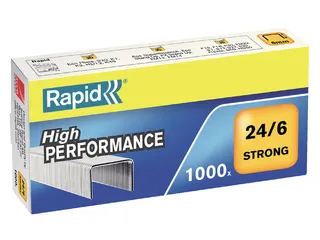Nieten Rapid 24/6 gegalvaniseerd strong 1000 stuks - 1