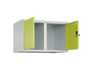 opzetkast,v. locker,2vak.,vak B 400mm,HxBxD 500x800x500mm,vleugeldeur - 2