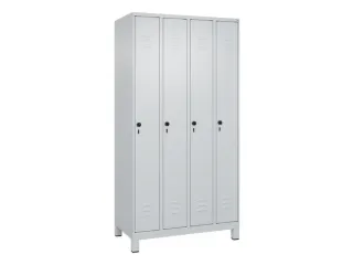 locker,HxBxD 1950x1000x500mm,4vak,vak B 250mm,draaigrendel,voeten - 1