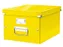 Opbergbox WOW Click & Store 281x200x370mm geel 85% gerecycled karton