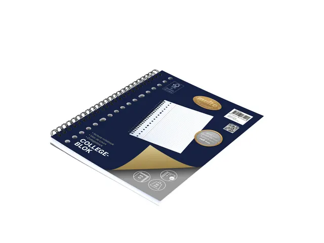 Collegeblok Multo A5 ruit 5mm 17-gaats 160pagina's 90gram