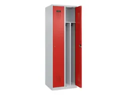 locker voor scheiding van kleding,HxBxD 1850x600x500mm,2vak