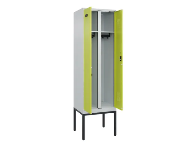 locker voor scheiding van kleding,HxBxD 2120x600x500mm,2vak