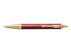 Balpen Parker IM Premium Red Lacquer GT Medium Blauwe inkt