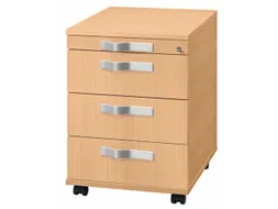mobiel ladeblok,HxBxD 590x428x560mm,3lade(n),cil.-slot,stanggreep