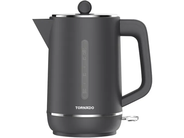 Tornado TKE-01328-GS Waterkoker 1.7 Liter Zwart
