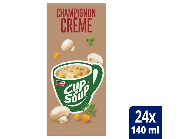 Cup-a-Soup Unox Crème de champignons 24x 140ml