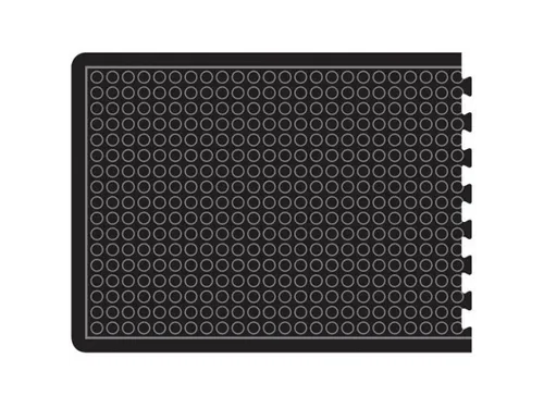 werkplek-vloerbedekking,kliksysteem,HxLxB 13x1200x900mm,rubber,genopt