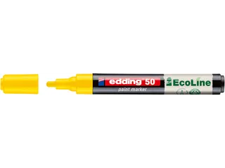 Paintmarker edding 50 EcoLine op waterbasis 2-3mm geel - 1