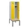 locker met bank,HxBxD 1950x600x815mm,2vak,vak B 300mm,cilinderslot