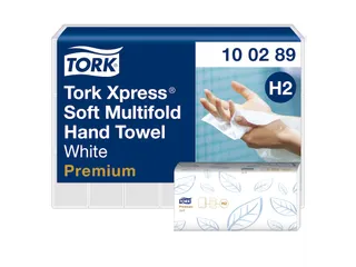 Tork 100289 Xpress Handdoek Premium H2 I-vouw Soft 2-laags 21x150st - 3