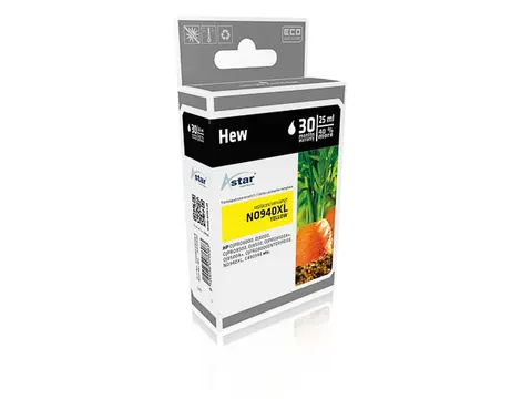 AS15380 ASTAR HP 940XL OJ PRO Inkt geel HC rebuilt 1400pag Chip 16ml