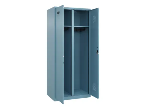 locker voor scheiding van kleding,HxBxD 1850x800x500mm,2vak
