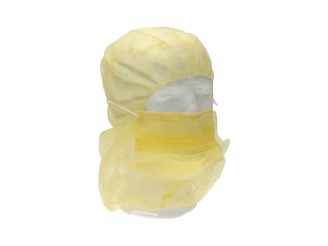 Cagoule + masque CMT taille unique jaune 500 pièces