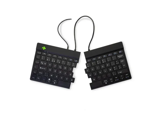 Split Break V2 ergonomisch toetsenbord Azerty BE Zwart bedraad