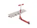 Steprek voor 6 steppen L 990mm eenzijdig RAL7044