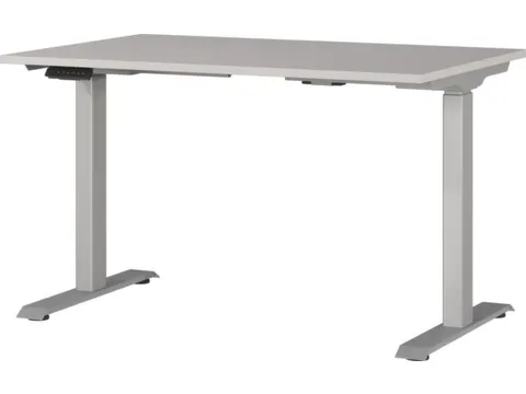 Elektrisch ihv bureau,HxBxD 720-1200x1200x800mm,blad decor kasjmier