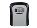 Sleutelkluis met combinatieslot 11.9 x 8.5 x 3.6cm Zwart Grijs