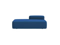 Poefmodule Rocada Volga-E 184x62x92cm royaal blauw