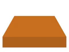 Fotokarton Kangaro 50x70cm 300gr oranje pak 25 vel