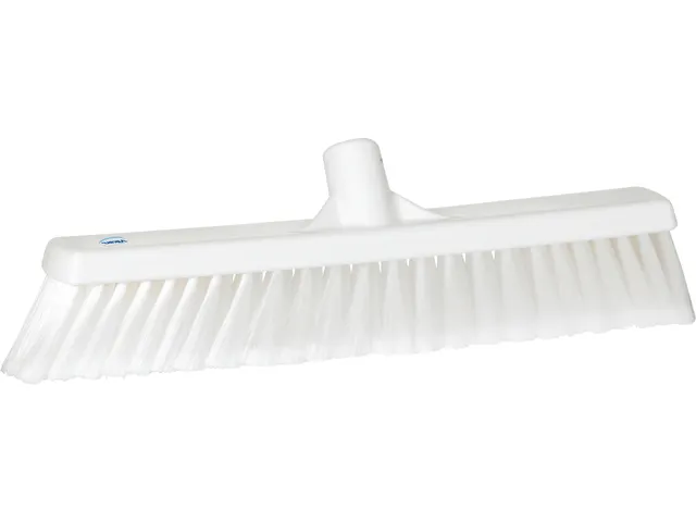 Veger Vikan zachte gespleten vezel bezem 410mm wit