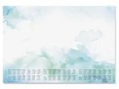 Designonderlegger Sigel Watercolor Sea 27/28/29 59,5x41cm 30 vel 80 gr