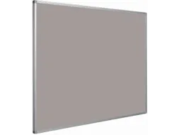 Prikbord Bulletin 90x120cm grijs Softline Profiel 16mm
